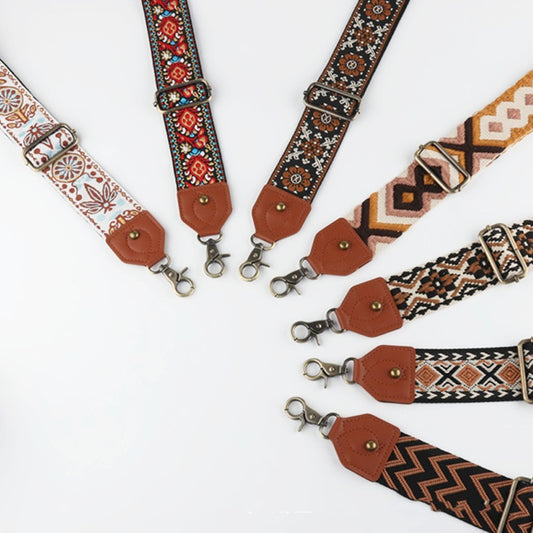 CarryWell Sierra Strap - Embroidered Canvas Crossbody